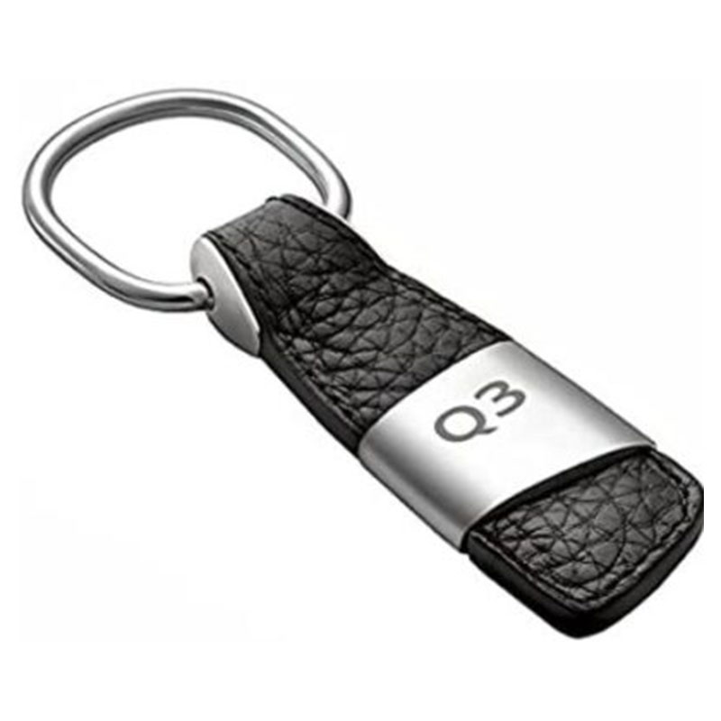 Portachiavi in pelle nera Originale Audi Q3 - Cod. 3181400213 - De Pieri -  shop online accessori e ricambi per auto