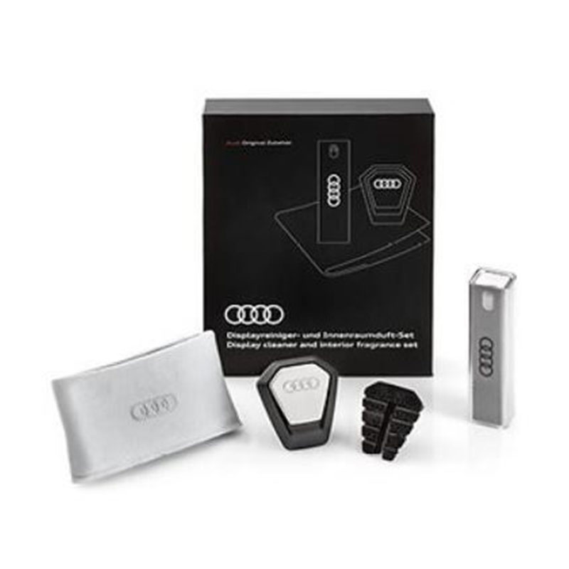 Confezione regalo Originale Audi - Kit per pulizia display e profumazione  abitacolo - Cod. 80A057800