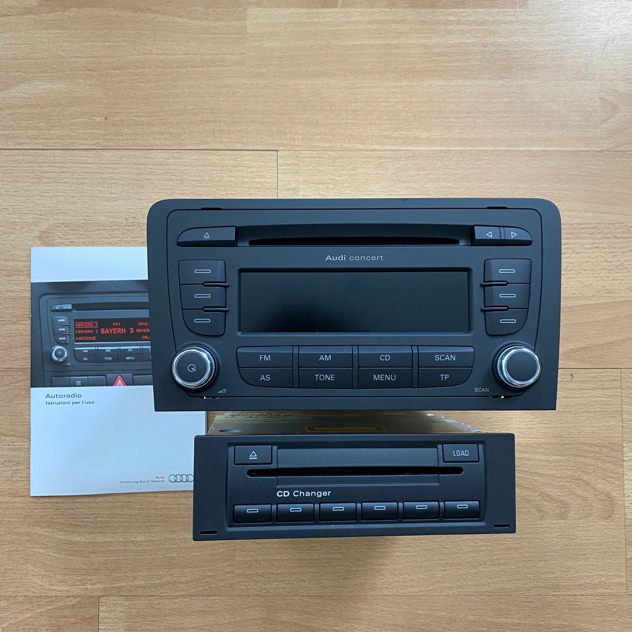 Autoradio Concert Audi lettore cd/mp3 + Caricatore cd changer